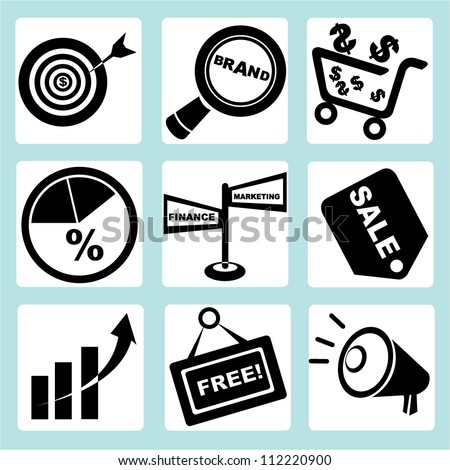 marketing icon set marketing icon set