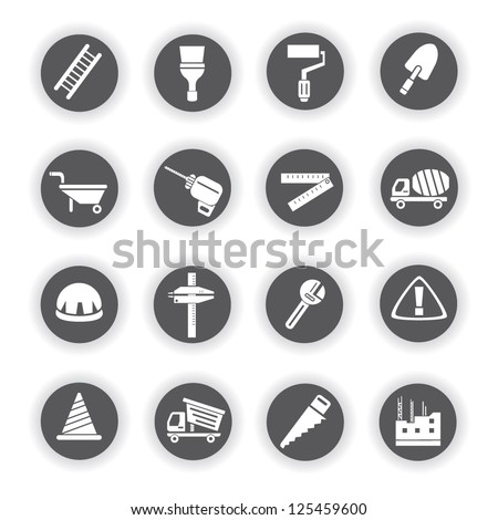construction equipment icon set civil engineering construction equipment icon set civil engineering