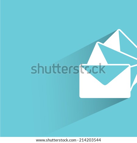 Email Letter Background email, letter, blue background