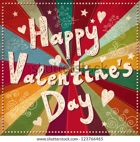 Vector Valentine Greeting card Vector Valentine Greeting card