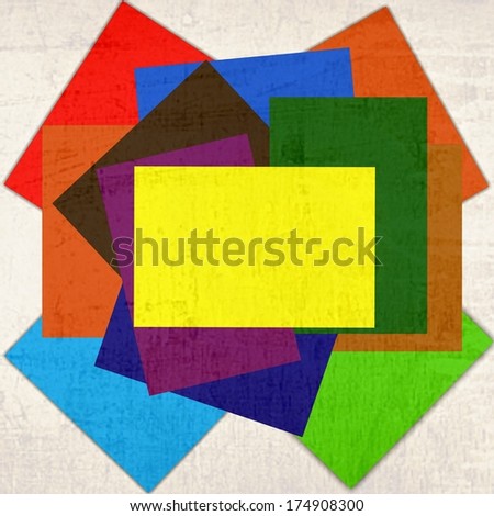 Colorful   Paper Collage Background