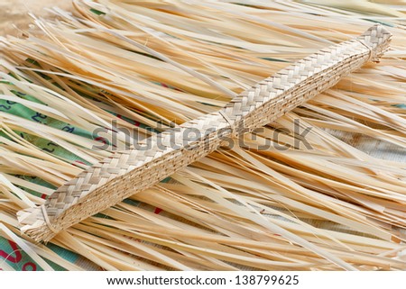 Bamboo products for privatization to take the woven, make the products.