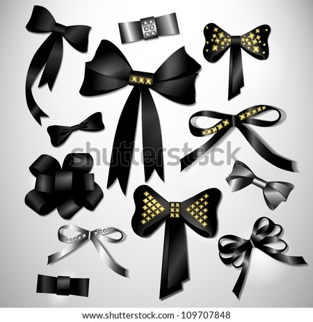 Black Gift Ribbon