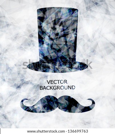 Mustache background in modern style Design modern template can be used for brochure banners or website layout vector Mustache background in modern style Design modern template can be used for brochure banners or website layout vector