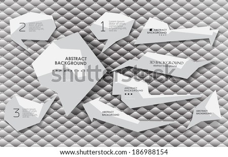 abstract Labels, bubbles, website header or banner with abstract background