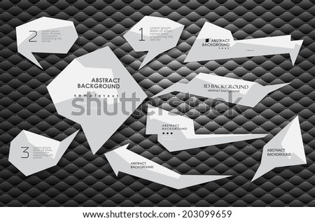 abstract Labels, bubbles, website header or banner
