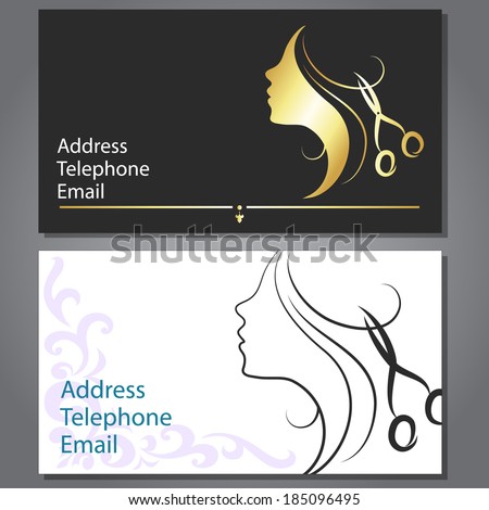 Design business card for hair and beauty salon