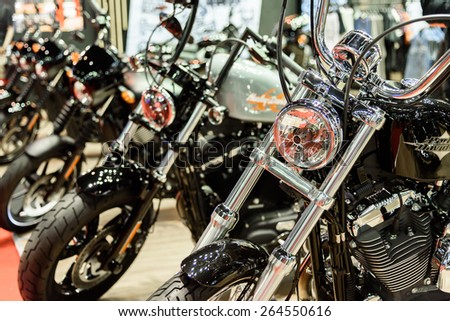 BANGKOK - MARCH 24 : Harley-Davison on display at The 36th Bangkok International Motor Show \