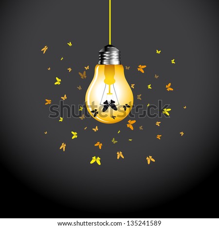 Idea Design idea design studio idea design studio Stylish Conceptual Digital Light Bulb Idea Design With Butterflies Vector Idea Design design idea tips webdesign icon Stylish Conceptual Digital Light Bulb Idea Design With Butterflies Vector