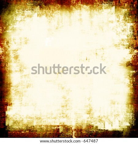 Rusted Grungy frame, large size with high detail and resolution, great as background