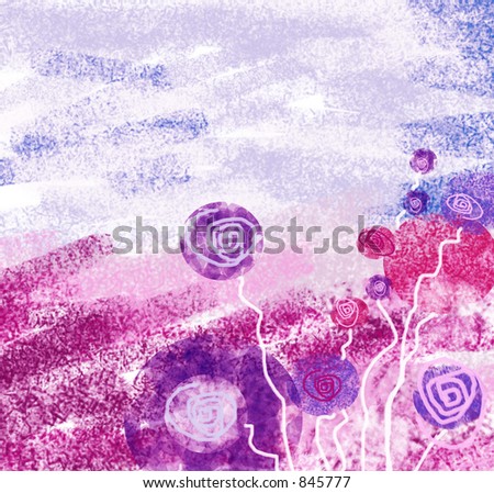 textured floral backdrop