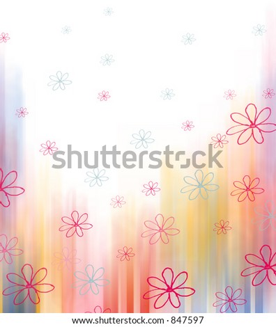 Nice and attractive floral backdrop