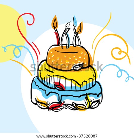 irthday cake design birthday cake drawing. irthday cake design