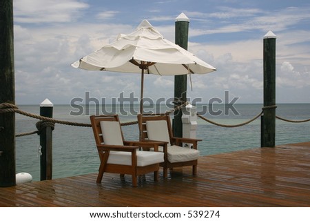 chairs on dock