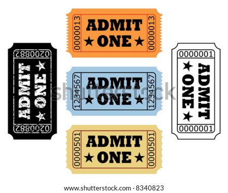 Movie Theater Schedule on Movie Tickets Stock Vector 8340823   Shutterstock
