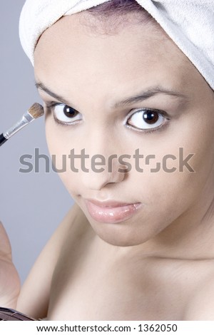 brown eyes. brush brown eyes. brush