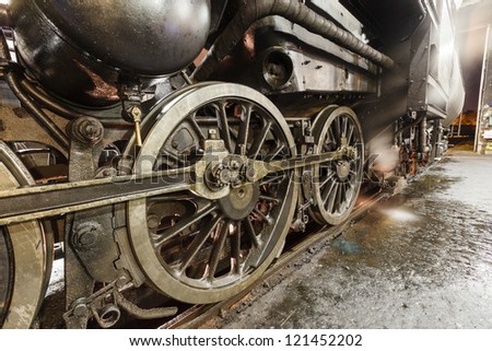 Steamy Night, good old locomotives are under steam again
