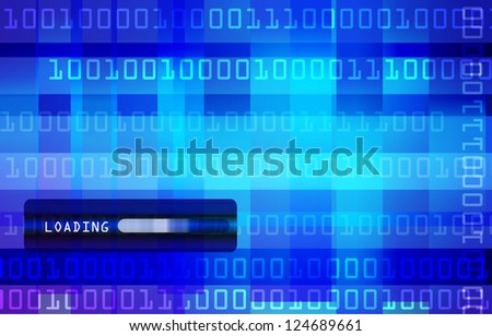 Loading abstract background