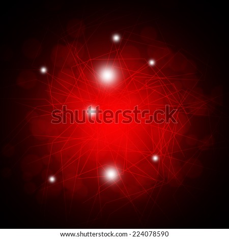 Red abstract technology background