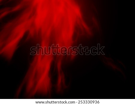 Abstract red smoke background