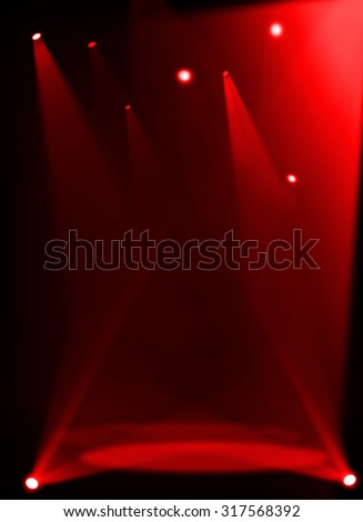 Red stage background