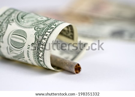 Smoking is the emission of money