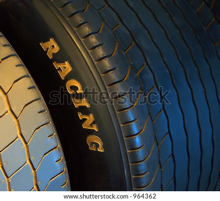 Old racing tire