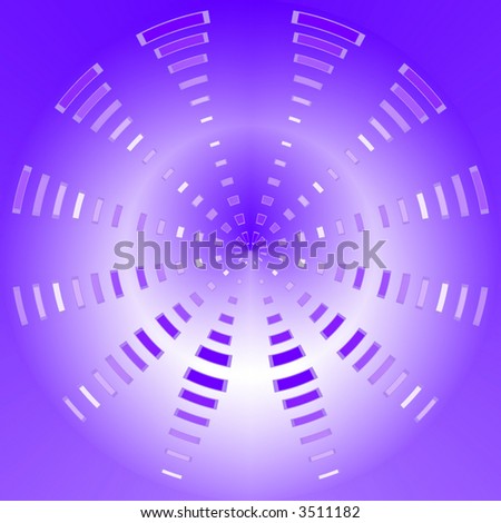Round purple design pattern