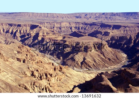 Fish River Canyon Namibia Africa - second largest canyon on earth