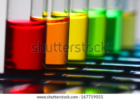 Colorful chemistry reagents
