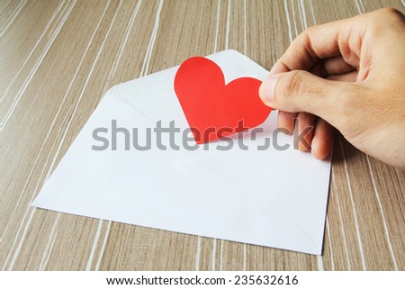 Sending a love letter