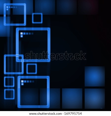 Abstract hi-tech blue background