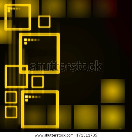 Abstract hi-tech yellow background