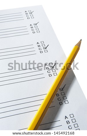 Test Paper and Pencil