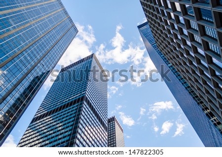 Skyscrapers In Manhattan, New York City