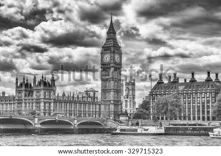 Palace of Westminster, Houses of Parliament, London, UK