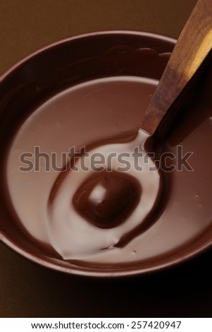 Melting chocolate/ melted chocolate bowl