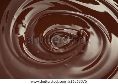 Melted chocolate swirl / melting chocolate/ chocolate swirl