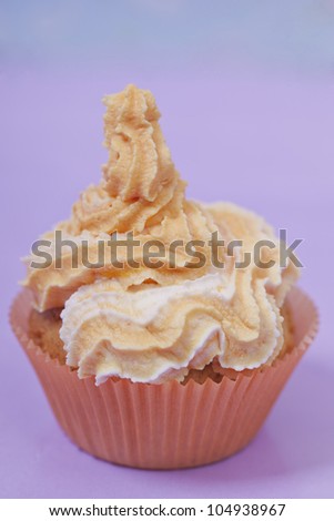 orange  cupcake  party snack closeup