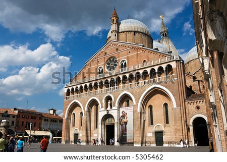 St. Antonio church (Basil Del-Santo) in Padua. Italy.