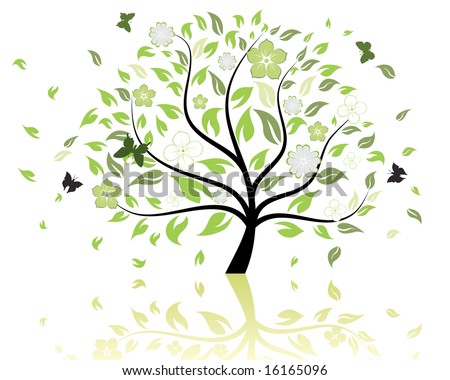 clip art tree of life. cartoon styled clip art
