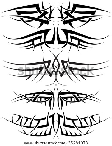 african tribal tattoos. Patterns of tribal tattoo