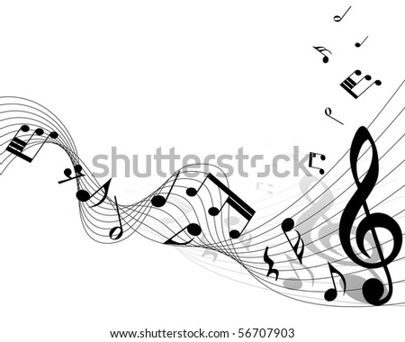 Powered by smf music notes clip art