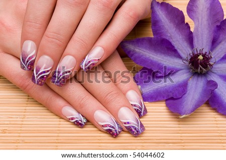 Nice hands with nail art Nice hands with nail art