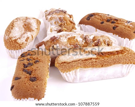 Muffin Ã¢Â?Â? Magdalena Valenciana. Local variety made in rectangular shape is typical of the Valencia Region in Spain. We can also find it with chocolate chips, walnuts or filled with chocolate cream.
