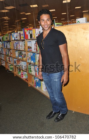 LOS ANGELES, CA - JUNE 28, 2011: Corbin Bleu at booksigning for La Toya Jackson\'s new memoir \