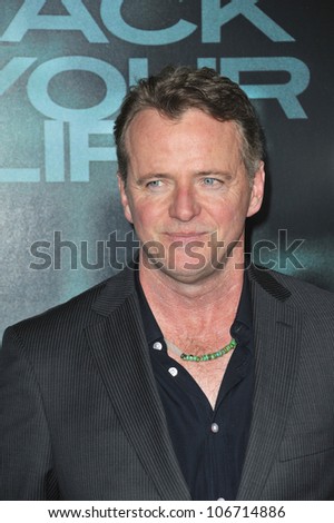 LOS ANGELES, CA - FEBRUARY 16, 2011: Aidan Quinn at the Los Angeles premiere of his new movie \