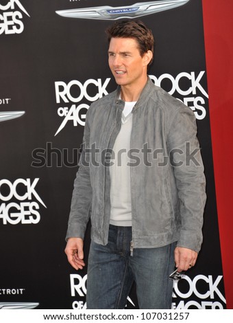 LOS ANGELES, CA - JUNE 9, 2012: Tom Cruise at the world premiere of his new movie \