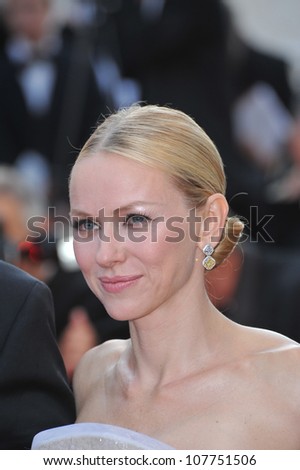 CANNES, FRANCE - MAY 20, 2010: Naomi Watts at premiere for her movie \
