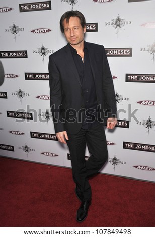 LOS ANGELES, CA - APRIL 8, 2010: David Duchovny at the Los Angeles premiere of his new movie \